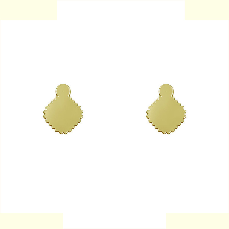 گوشواره طلا 18 عیار زنانه مدوپد مدل هندسی کد GA1-14722 گوشواره طلا 18 عیار زنانه مدوپد مدل هندسی کد GA1-14722