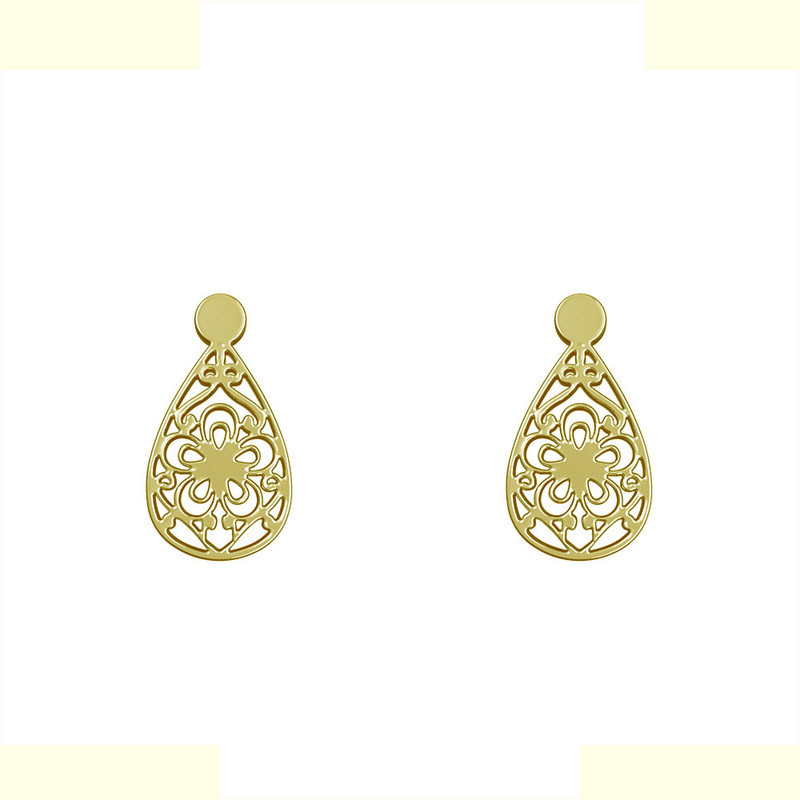 گوشواره طلا 18 عیار زنانه مدوپد مدل هندسی کد GA1-14747 گوشواره طلا 18 عیار زنانه مدوپد مدل هندسی کد GA1-14747