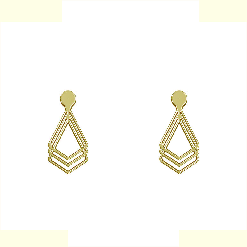 گوشواره طلا 18 عیار زنانه مدوپد مدل هندسی کد GA1-14752 گوشواره طلا 18 عیار زنانه مدوپد مدل هندسی کد GA1-14752