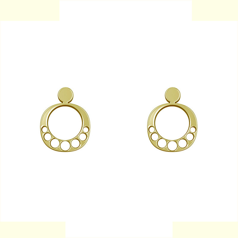 گوشواره طلا 18 عیار زنانه مدوپد مدل هندسی کد GA1-14790 گوشواره طلا 18 عیار زنانه مدوپد مدل هندسی کد GA1-14790