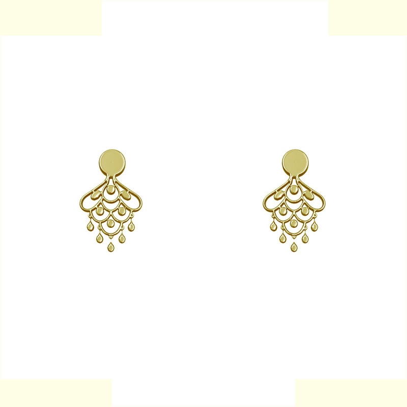 گوشواره طلا 18 عیار زنانه مدوپد مدل هندسی کد GA1-14792 گوشواره طلا 18 عیار زنانه مدوپد مدل هندسی کد GA1-14792