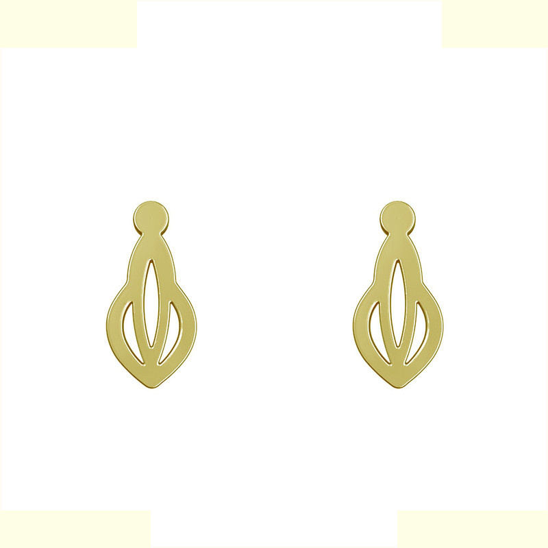 گوشواره طلا 18 عیار زنانه مدوپد مدل هندسی کد GA1-14805 گوشواره طلا 18 عیار زنانه مدوپد مدل هندسی کد GA1-14805