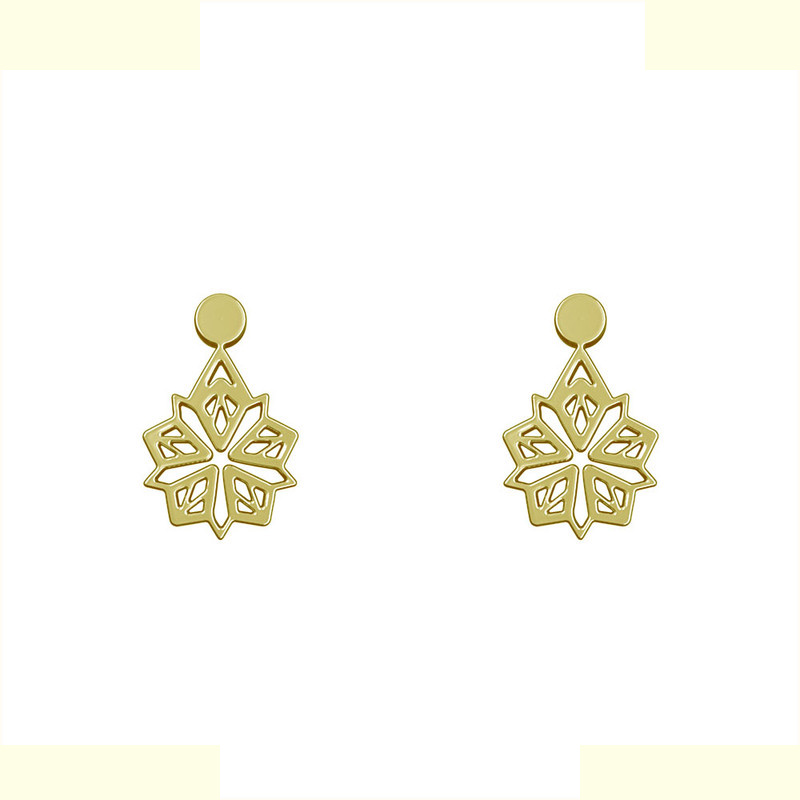 گوشواره طلا 18 عیار زنانه مدوپد مدل هندسی کد GA1-14809 گوشواره طلا 18 عیار زنانه مدوپد مدل هندسی کد GA1-14809