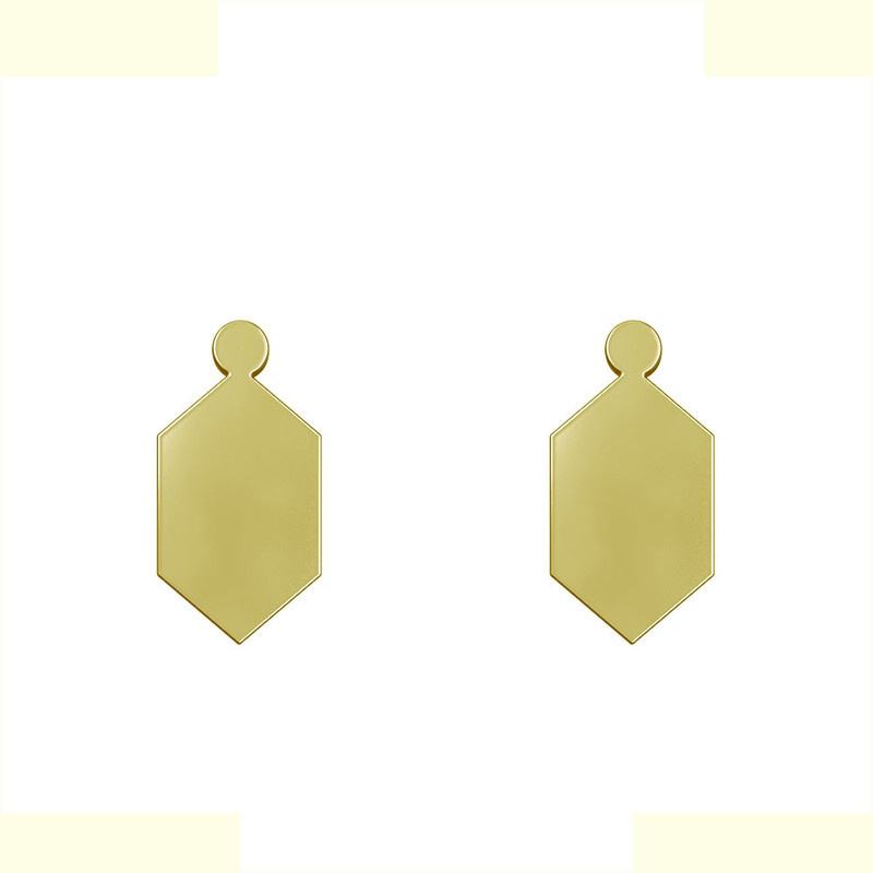 گوشواره طلا 18 عیار زنانه مدوپد مدل شش ضلعی کد GA1-14824 گوشواره طلا 18 عیار زنانه مدوپد مدل شش ضلعی کد GA1-14824