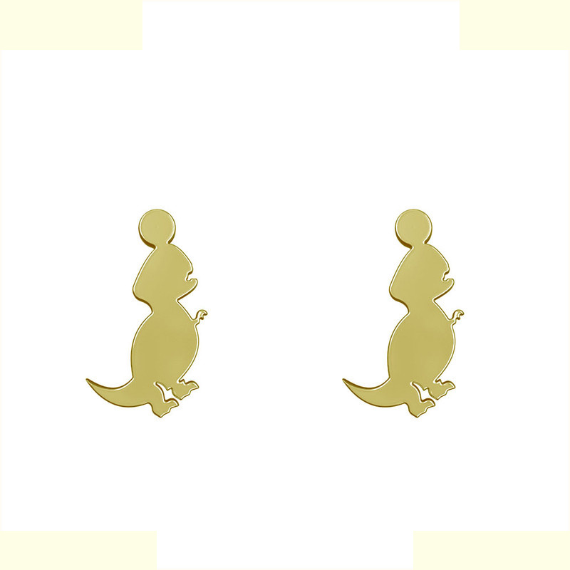 گوشواره طلا 18 عیار زنانه مدوپد مدل دایناسور کد GA1-14856 گوشواره طلا 18 عیار زنانه مدوپد مدل دایناسور کد GA1-14856