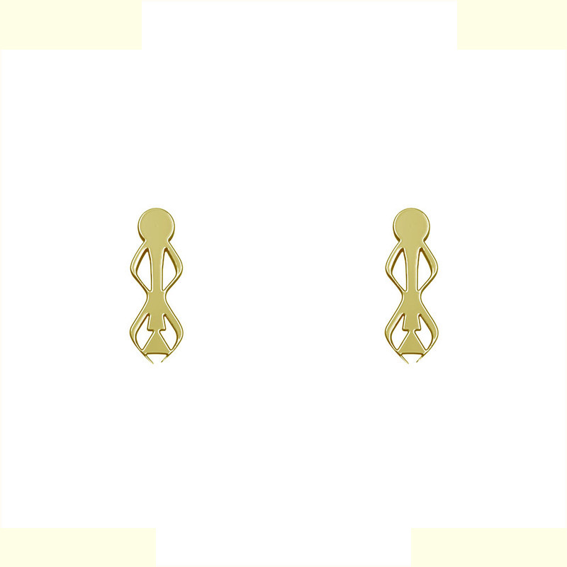 گوشواره طلا 18 عیار زنانه مدوپد مدل هندسی کد GA1-14858 گوشواره طلا 18 عیار زنانه مدوپد مدل هندسی کد GA1-14858