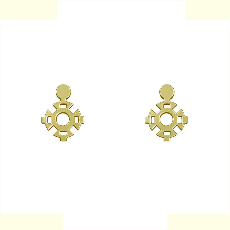 گوشواره طلا 18 عیار زنانه مدوپد مدل هندسی کد GA1-14867 گوشواره طلا 18 عیار زنانه مدوپد مدل هندسی کد GA1-14867