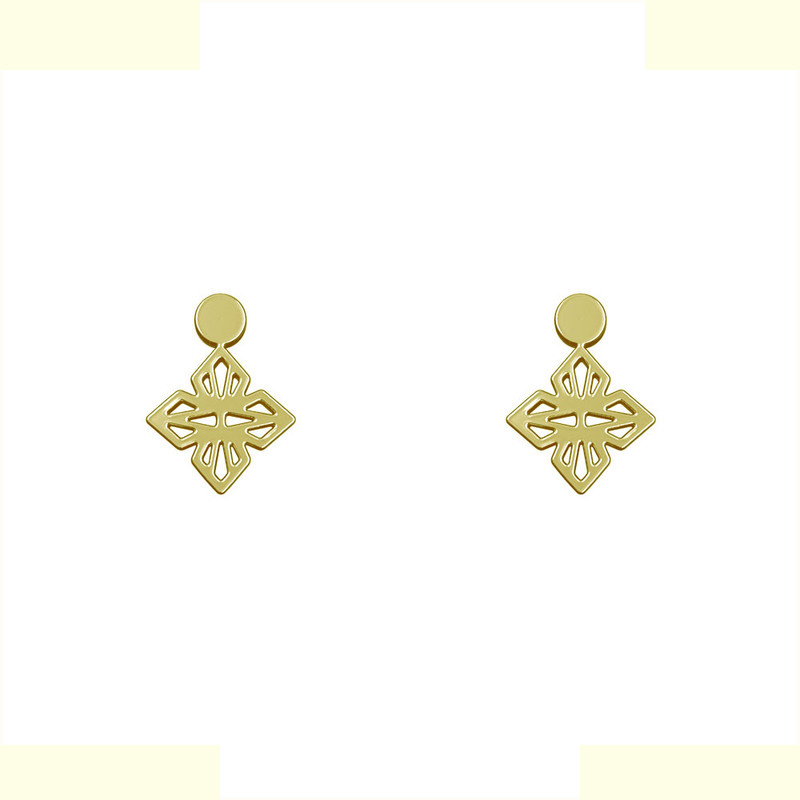 گوشواره طلا 18 عیار زنانه مدوپد مدل هندسی کد GA1-14870 گوشواره طلا 18 عیار زنانه مدوپد مدل هندسی کد GA1-14870