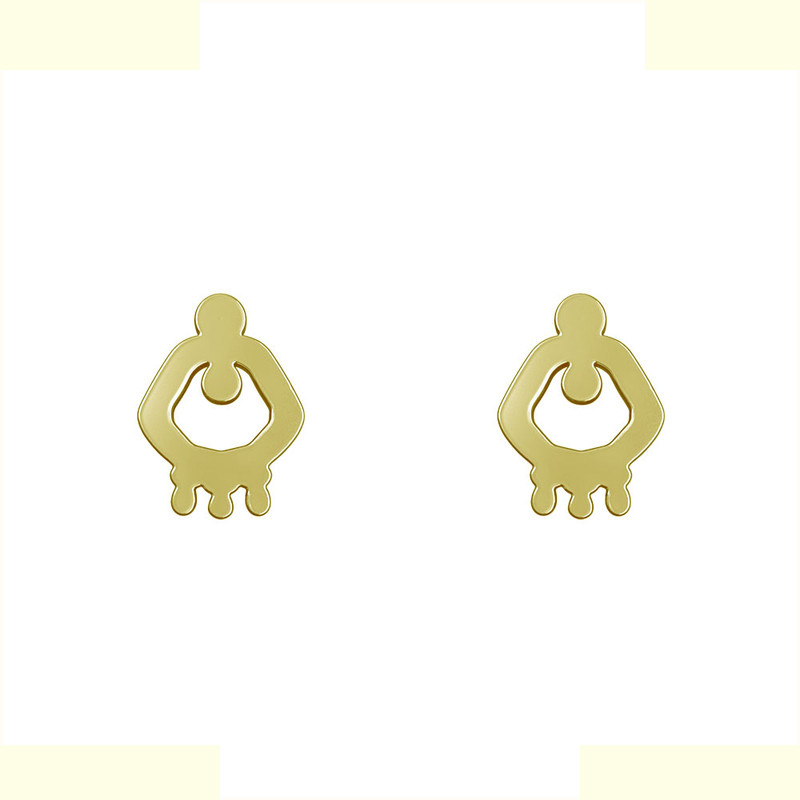 گوشواره طلا 18 عیار زنانه مدوپد مدل هندسی کد GA1-14877 گوشواره طلا 18 عیار زنانه مدوپد مدل هندسی کد GA1-14877