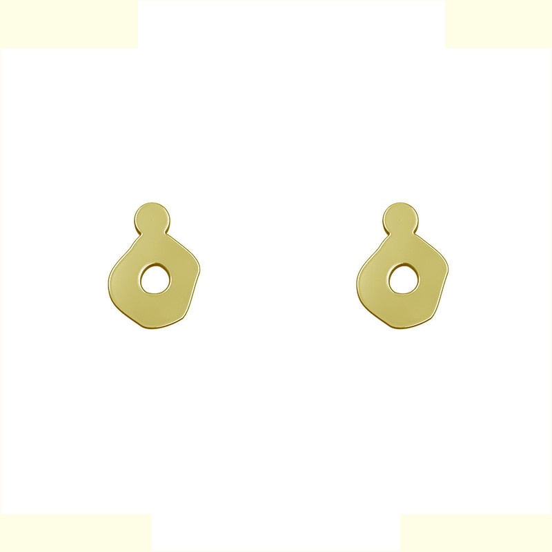 گوشواره طلا 18 عیار زنانه مدوپد مدل هندسی کد GA1-14879 گوشواره طلا 18 عیار زنانه مدوپد مدل هندسی کد GA1-14879