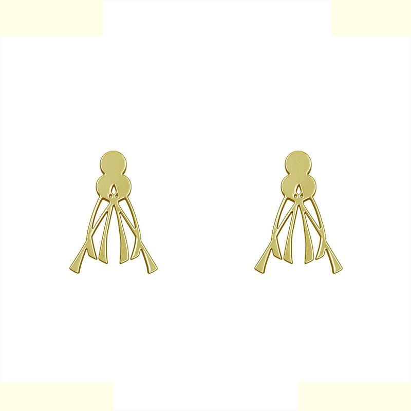 گوشواره طلا 18 عیار زنانه مدوپد مدل هندسی کد GA1-14888 گوشواره طلا 18 عیار زنانه مدوپد مدل هندسی کد GA1-14888