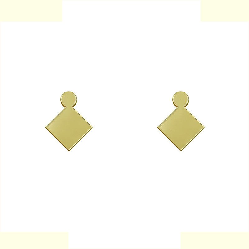 گوشواره طلا 18 عیار زنانه مدوپد مدل لوزی کد GA1-14903 گوشواره طلا 18 عیار زنانه مدوپد مدل لوزی کد GA1-14903