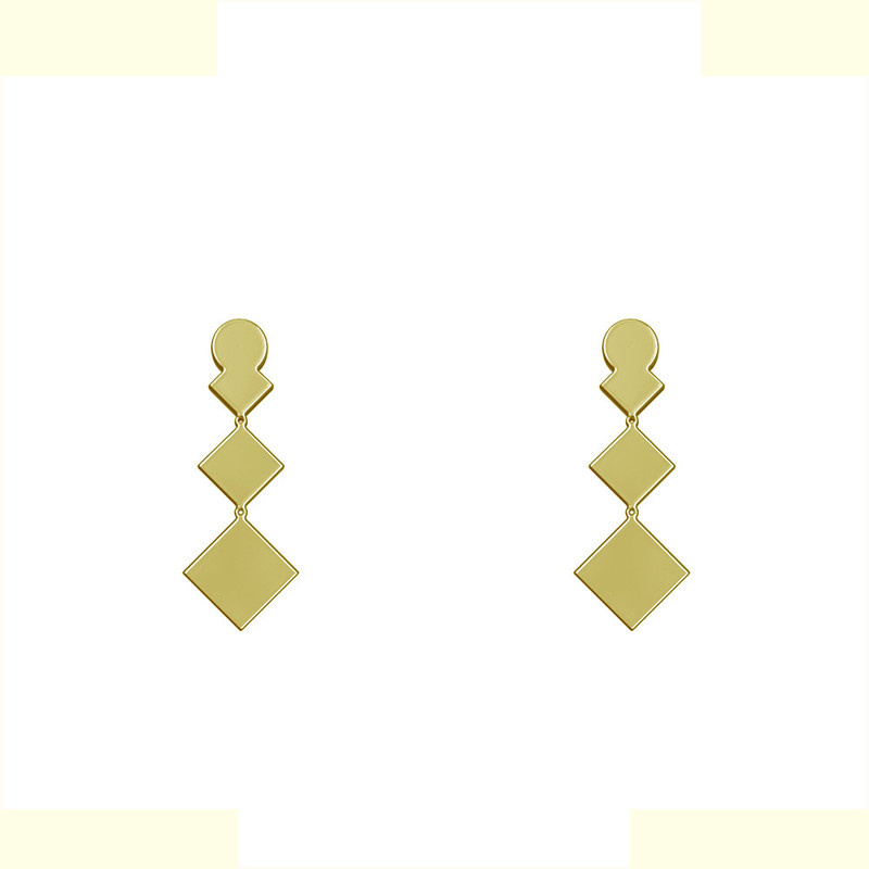 گوشواره طلا 18 عیار زنانه مدوپد مدل هندسی کد GA1-14909 گوشواره طلا 18 عیار زنانه مدوپد مدل هندسی کد GA1-14909