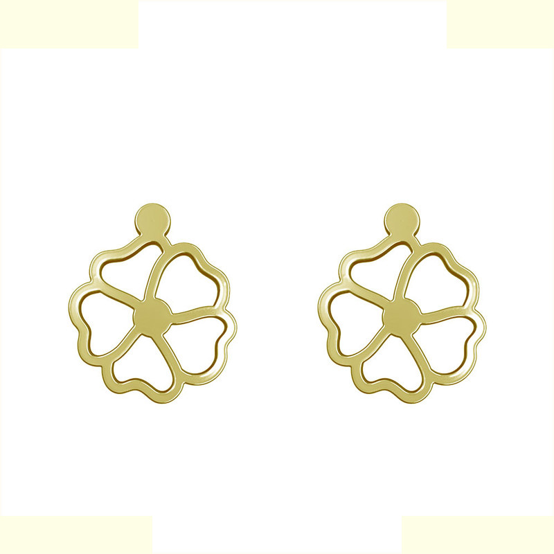 گوشواره طلا 18 عیار زنانه مدوپد مدل گل کد GA1-14953 گوشواره طلا 18 عیار زنانه مدوپد مدل گل کد GA1-14953