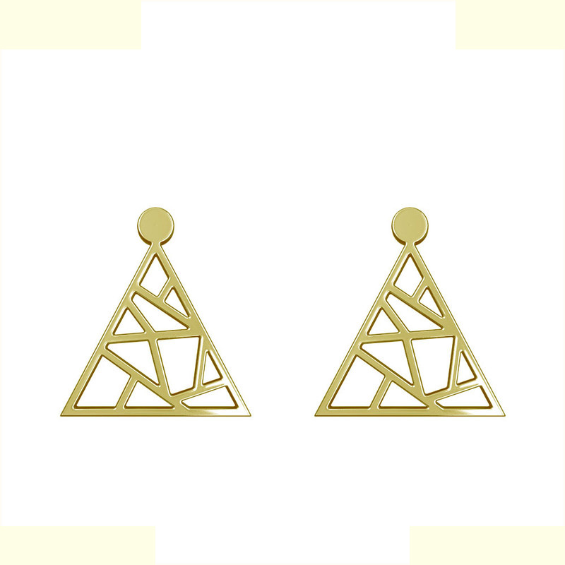 گوشواره طلا 18 عیار زنانه مدوپد مدل مثلث کد GA1-14951 گوشواره طلا 18 عیار زنانه مدوپد مدل مثلث کد GA1-14951