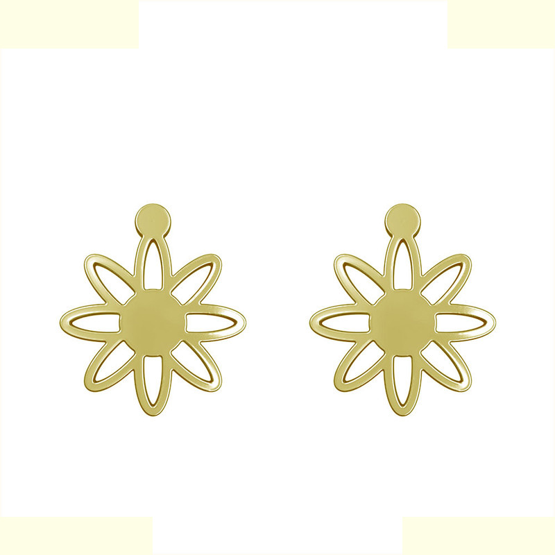 گوشواره طلا 18 عیار زنانه مدوپد مدل گل کد GA1-14975 گوشواره طلا 18 عیار زنانه مدوپد مدل گل کد GA1-14975