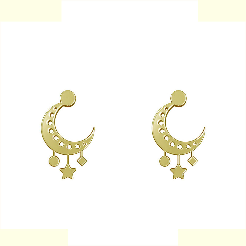 گوشواره طلا 18 عیار زنانه مدوپد مدل ماه کد GA1-15039 گوشواره طلا 18 عیار زنانه مدوپد مدل ماه کد GA1-15039