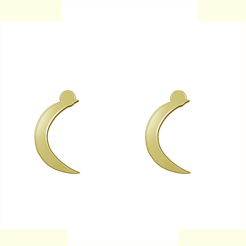 گوشواره طلا 18 عیار زنانه مدوپد مدل ماه کد GA1-15091 گوشواره طلا 18 عیار زنانه مدوپد مدل ماه کد GA1-15091