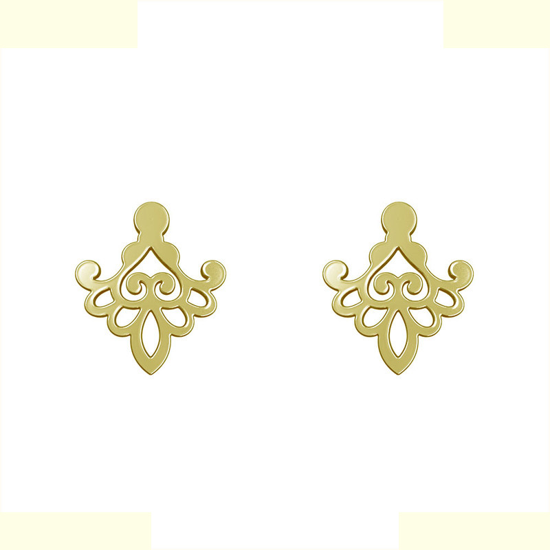 گوشواره طلا 18 عیار زنانه مدوپد مدل هندسی کد GA1-15097 گوشواره طلا 18 عیار زنانه مدوپد مدل هندسی کد GA1-15097