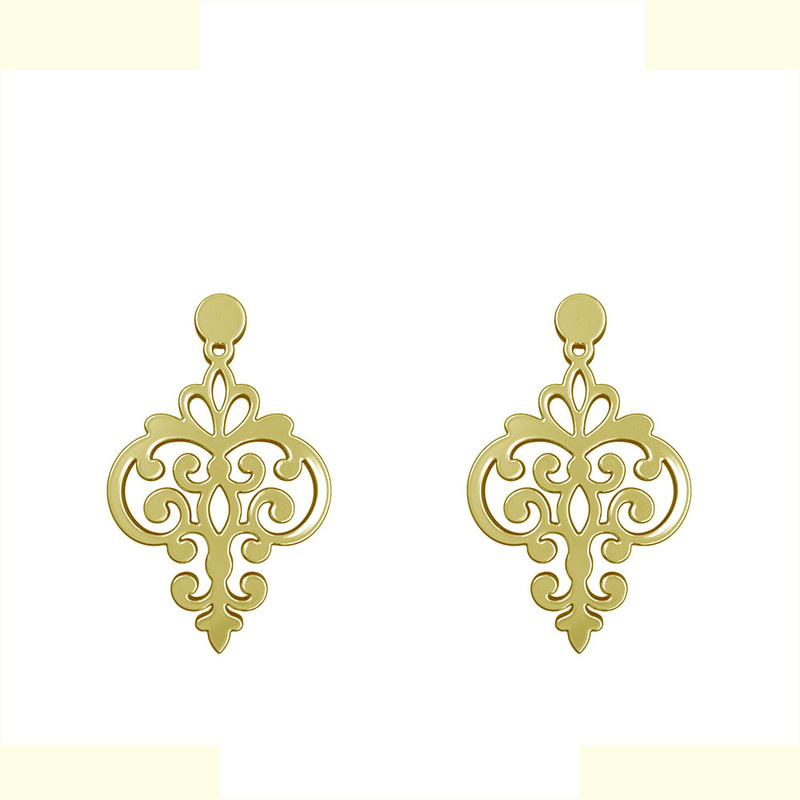 گوشواره طلا 18 عیار زنانه مدوپد مدل هندسی کد GA1-15100 گوشواره طلا 18 عیار زنانه مدوپد مدل هندسی کد GA1-15100