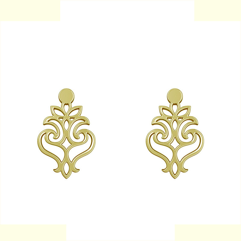 گوشواره طلا 18 عیار زنانه مدوپد مدل هندسی کد GA1-15183 گوشواره طلا 18 عیار زنانه مدوپد مدل هندسی کد GA1-15183