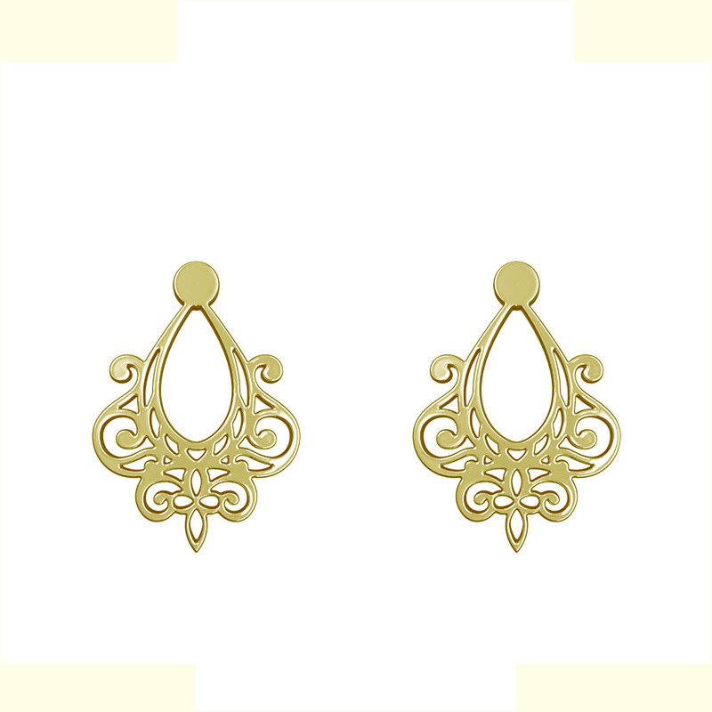 گوشواره طلا 18 عیار زنانه مدوپد مدل هندسی کد GA1-15189 گوشواره طلا 18 عیار زنانه مدوپد مدل هندسی کد GA1-15189