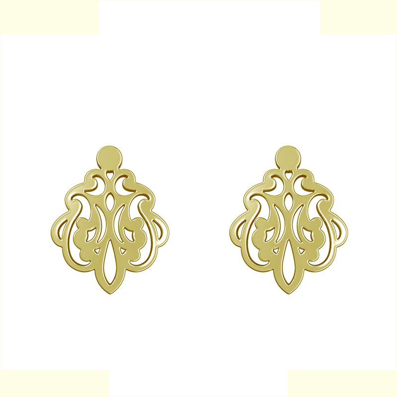 گوشواره طلا 18 عیار زنانه مدوپد مدل هندسی کد GA1-15194 گوشواره طلا 18 عیار زنانه مدوپد مدل هندسی کد GA1-15194