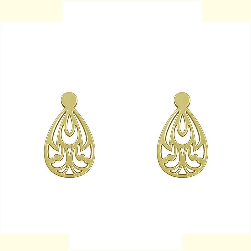 گوشواره طلا 18 عیار زنانه مدوپد مدل هندسی کد GA1-15198 گوشواره طلا 18 عیار زنانه مدوپد مدل هندسی کد GA1-15198