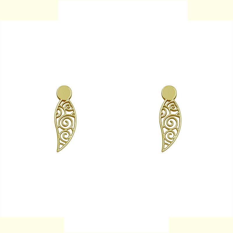 گوشواره طلا 18 عیار زنانه مدوپد مدل هندسی کد GA1-15206 گوشواره طلا 18 عیار زنانه مدوپد مدل هندسی کد GA1-15206