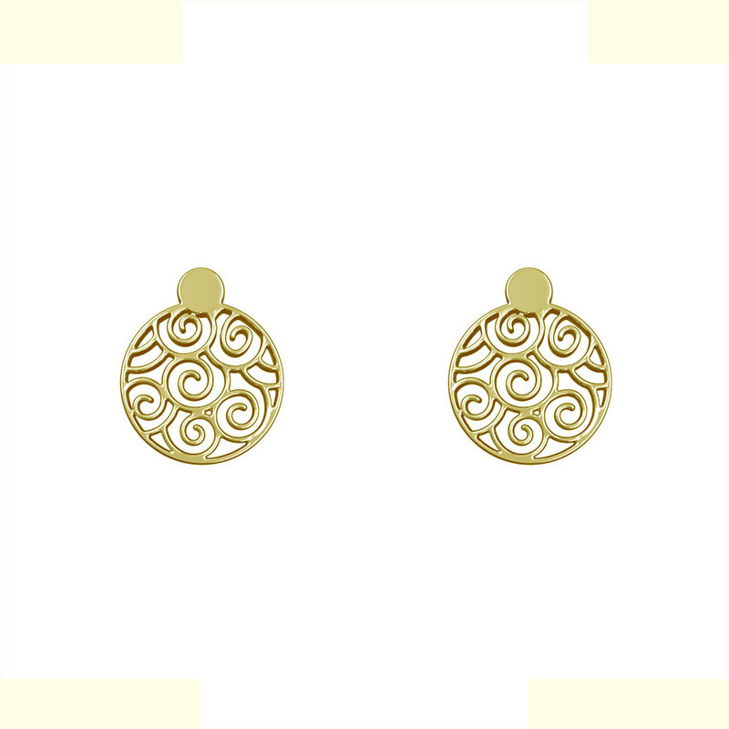 گوشواره طلا 18 عیار زنانه مدوپد مدل هندسی کد GA1-15212 گوشواره طلا 18 عیار زنانه مدوپد مدل هندسی کد GA1-15212