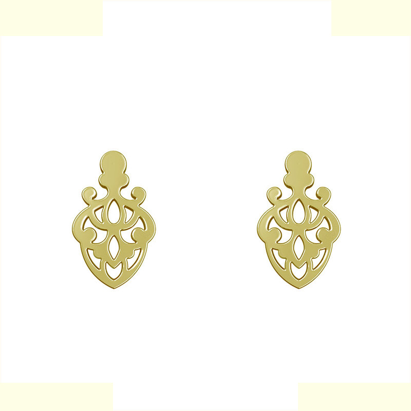 گوشواره طلا 18 عیار زنانه مدوپد مدل هندسی کد GA1-15214 گوشواره طلا 18 عیار زنانه مدوپد مدل هندسی کد GA1-15214