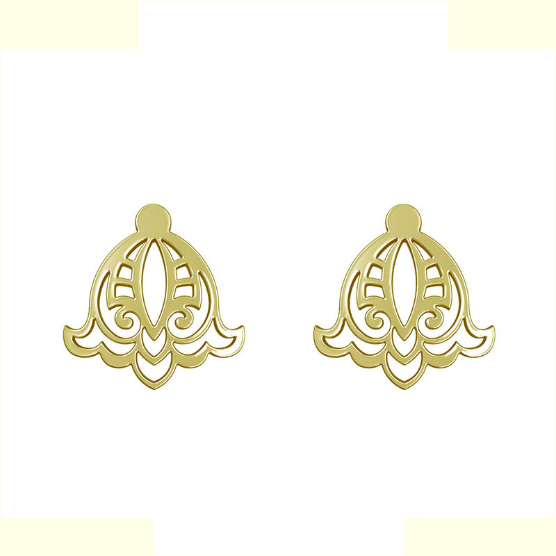 گوشواره طلا 18 عیار زنانه مدوپد مدل هندسی کد GA1-15237 گوشواره طلا 18 عیار زنانه مدوپد مدل هندسی کد GA1-15237