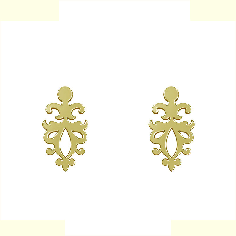 گوشواره طلا 18 عیار زنانه مدوپد مدل هندسی کد GA1-15238 گوشواره طلا 18 عیار زنانه مدوپد مدل هندسی کد GA1-15238