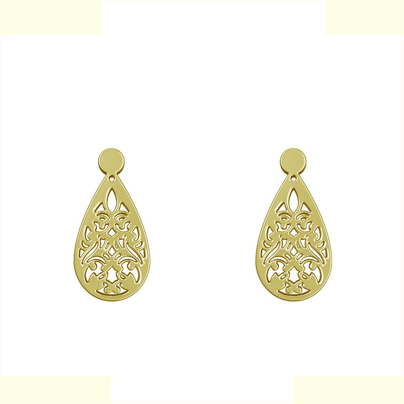 گوشواره طلا 18 عیار زنانه مدوپد مدل هندسی کد GA1-15239 گوشواره طلا 18 عیار زنانه مدوپد مدل هندسی کد GA1-15239