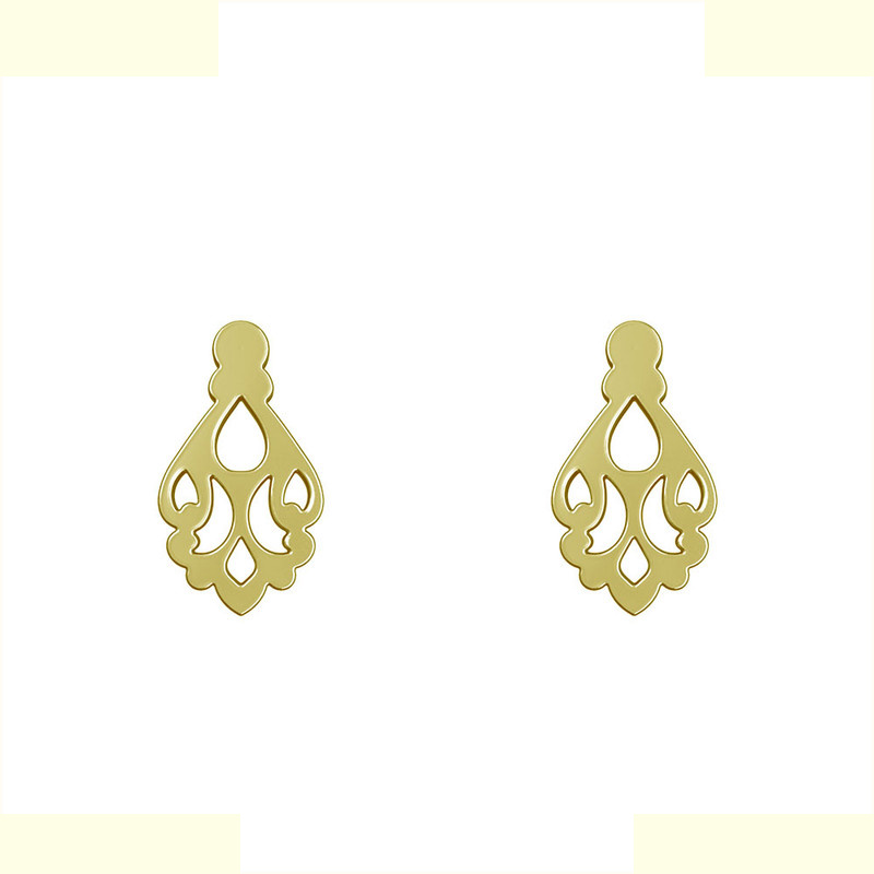 گوشواره طلا 18 عیار زنانه مدوپد مدل اسلیمی کد GA1-15257 گوشواره طلا 18 عیار زنانه مدوپد مدل اسلیمی کد GA1-15257