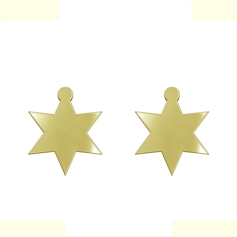 گوشواره طلا 18 عیار زنانه مدوپد مدل ستاره کد GA1-15365 گوشواره طلا 18 عیار زنانه مدوپد مدل ستاره کد GA1-15365