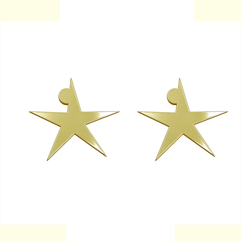 گوشواره طلا 18 عیار زنانه مدوپد مدل ستاره کد GA1-15392 گوشواره طلا 18 عیار زنانه مدوپد مدل ستاره کد GA1-15392