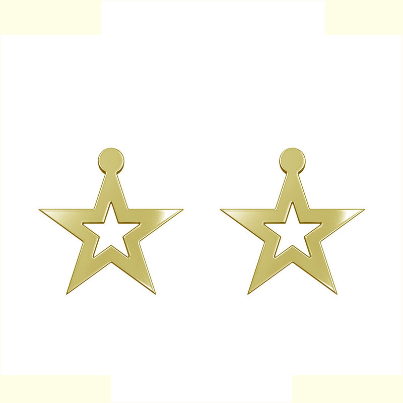گوشواره طلا 18 عیار زنانه مدوپد مدل ستاره کد GA1-15401 گوشواره طلا 18 عیار زنانه مدوپد مدل ستاره کد GA1-15401