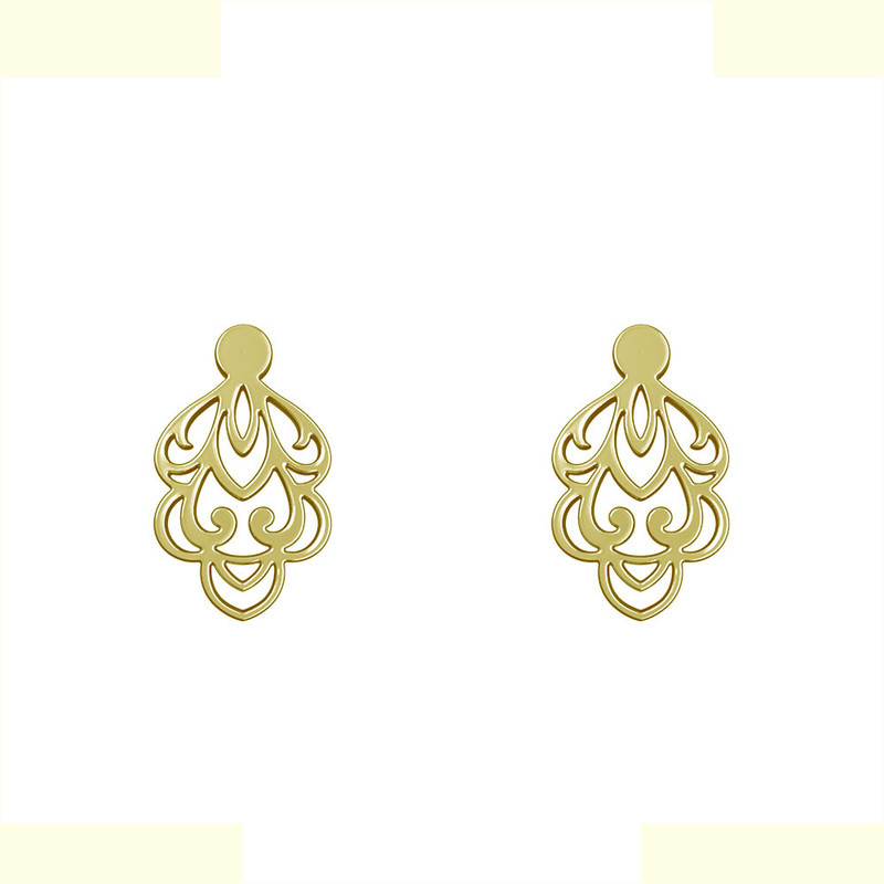 گوشواره طلا 18 عیار زنانه مدوپد مدل اسلیمی کد GA1-15272 گوشواره طلا 18 عیار زنانه مدوپد مدل اسلیمی کد GA1-15272