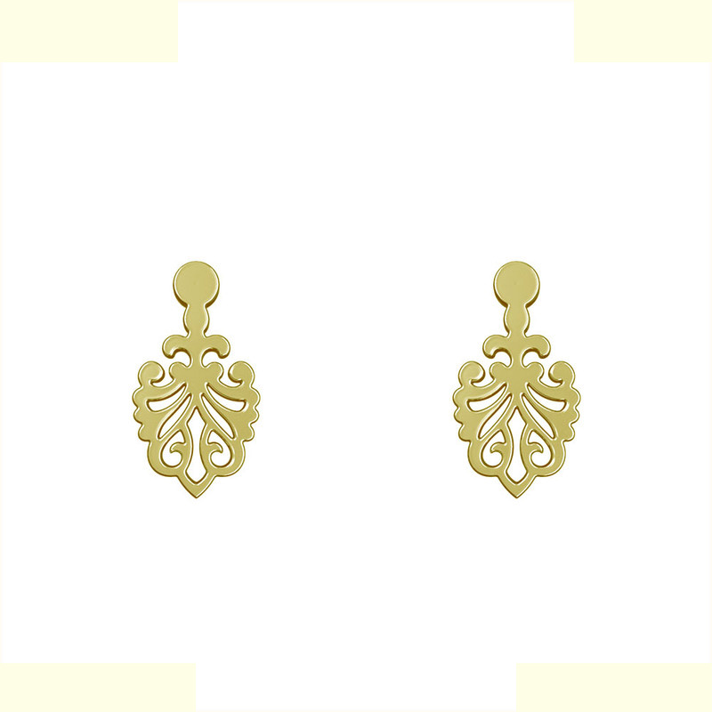 گوشواره طلا 18 عیار زنانه مدوپد مدل اسلیمی کد GA1-15277 گوشواره طلا 18 عیار زنانه مدوپد مدل اسلیمی کد GA1-15277