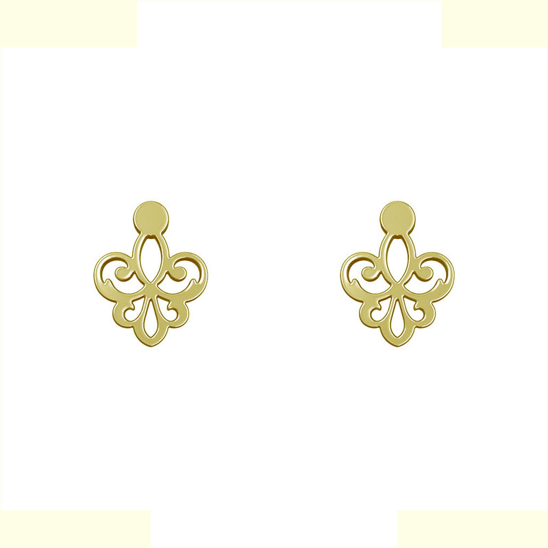 گوشواره طلا 18 عیار زنانه مدوپد مدل اسلیمی کد GA1-15286 گوشواره طلا 18 عیار زنانه مدوپد مدل اسلیمی کد GA1-15286