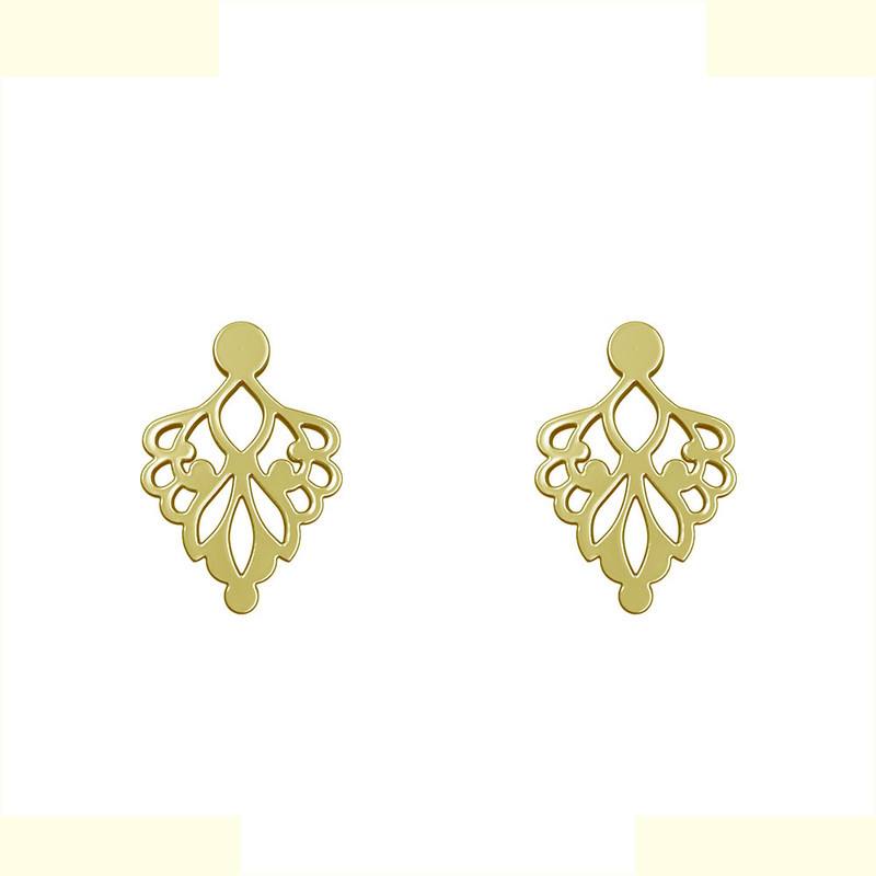 گوشواره طلا 18 عیار زنانه مدوپد مدل اسلیمی کد GA1-15290 گوشواره طلا 18 عیار زنانه مدوپد مدل اسلیمی کد GA1-15290