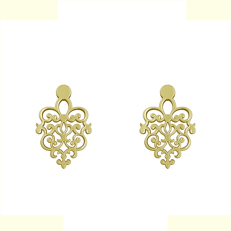 گوشواره طلا 18 عیار زنانه مدوپد مدل اسلیمی کد GA1-15311 گوشواره طلا 18 عیار زنانه مدوپد مدل اسلیمی کد GA1-15311