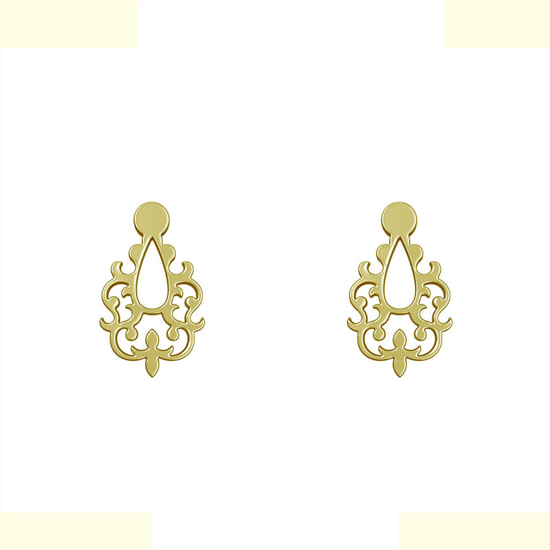 گوشواره طلا 18 عیار زنانه مدوپد مدل اسلیمی کد GA1-15337 گوشواره طلا 18 عیار زنانه مدوپد مدل اسلیمی کد GA1-15337