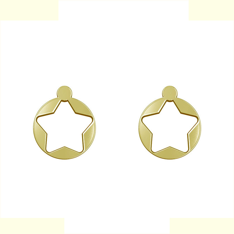 گوشواره طلا 18 عیار زنانه مدوپد مدل ستاره کد GA1-15342 گوشواره طلا 18 عیار زنانه مدوپد مدل ستاره کد GA1-15342