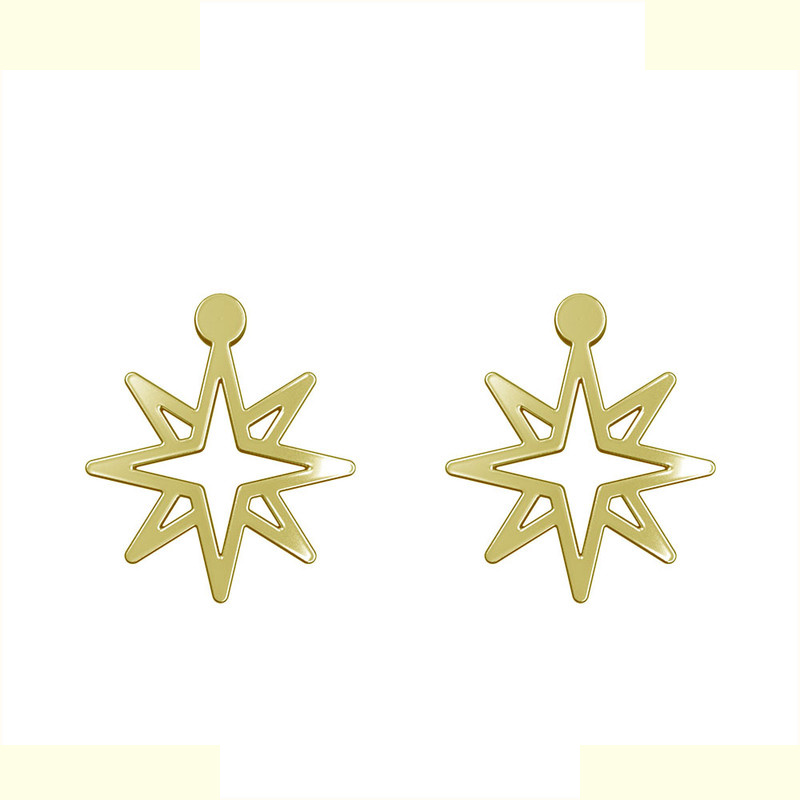 گوشواره طلا 18 عیار زنانه مدوپد مدل ستاره کد GA1-15470 گوشواره طلا 18 عیار زنانه مدوپد مدل ستاره کد GA1-15470
