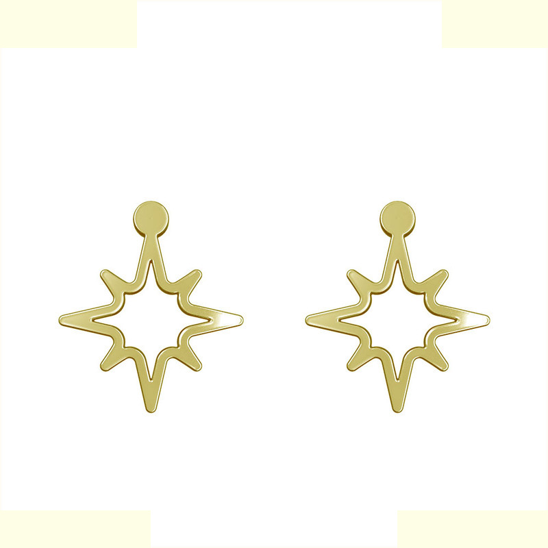 گوشواره طلا 18 عیار زنانه مدوپد مدل ستاره کد GA1-15478 گوشواره طلا 18 عیار زنانه مدوپد مدل ستاره کد GA1-15478