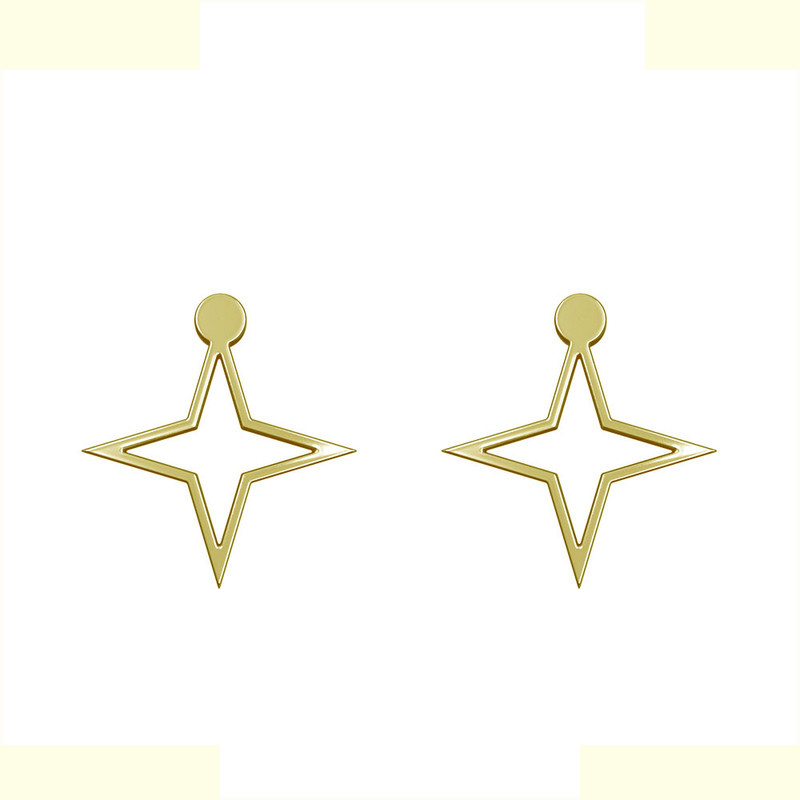 گوشواره طلا 18 عیار زنانه مدوپد مدل ستاره کد GA1-15488 گوشواره طلا 18 عیار زنانه مدوپد مدل ستاره کد GA1-15488