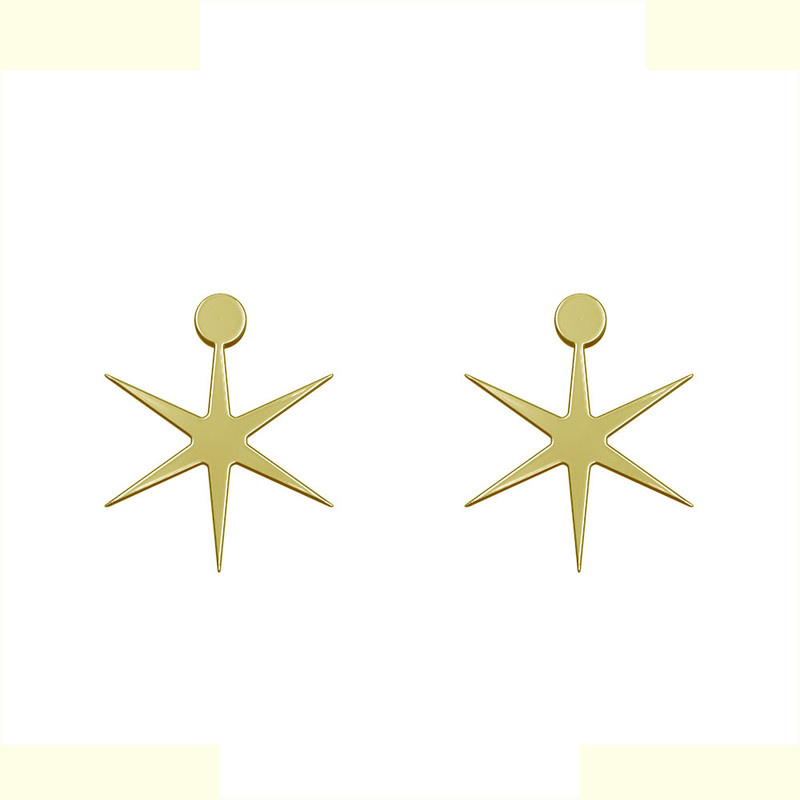 گوشواره طلا 18 عیار زنانه مدوپد مدل ستاره کد GA1-15497 گوشواره طلا 18 عیار زنانه مدوپد مدل ستاره کد GA1-15497