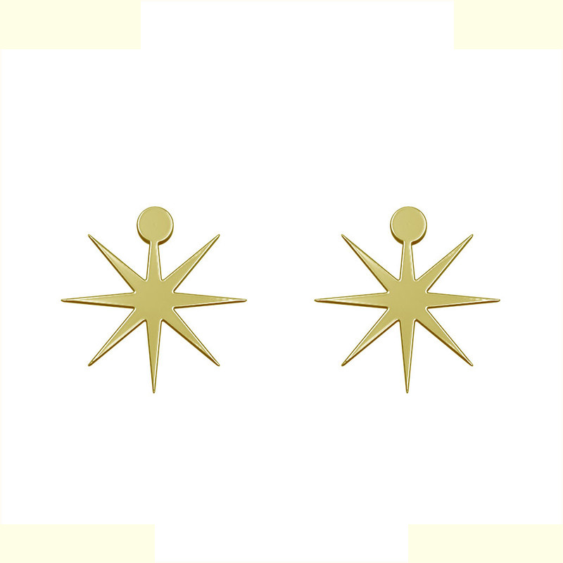 گوشواره طلا 18 عیار زنانه مدوپد مدل ستاره کد GA1-15494 گوشواره طلا 18 عیار زنانه مدوپد مدل ستاره کد GA1-15494